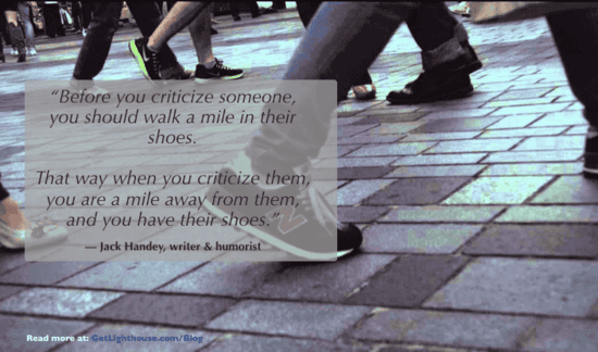 6 Facts About Managers You Need to Know to Better Work with Yours 1 facts about managers - walk a mile in their shoes have some empathy