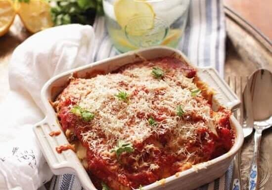 Eggplant Parmesan For One