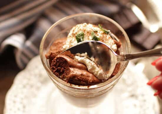 Chocolate Mousse For One | One Dish Kitchen