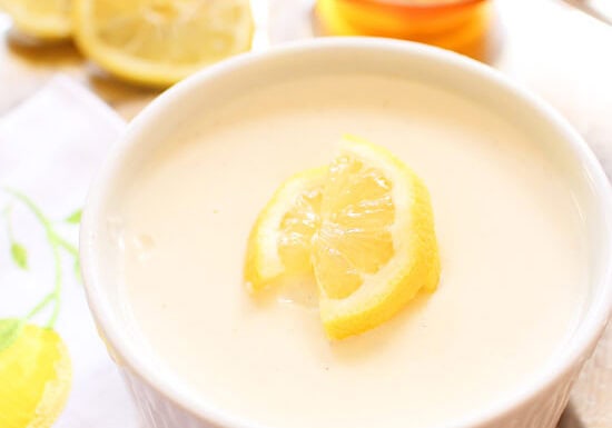 Honey Lemon Custard For One | One Dish Kitchen