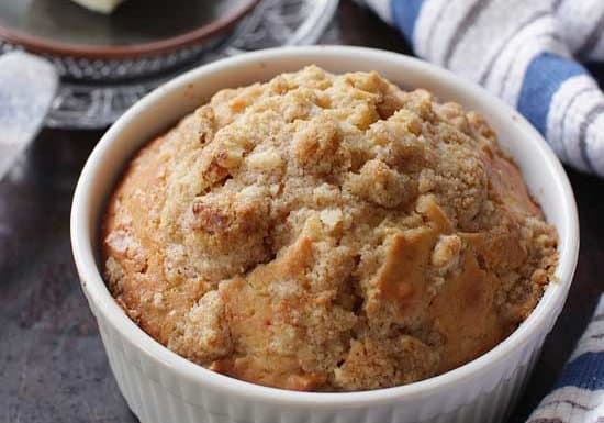 Maple Walnut Muffin For One | One Dish Kitchen