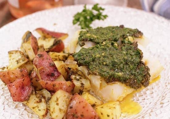 Baked Cod with Chermoula | One Dish Kitchen
