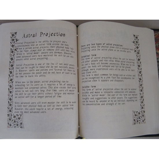 Charmed Book of Shadows Spell Pages
