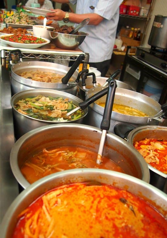 Discovering local foods in Bangkok.