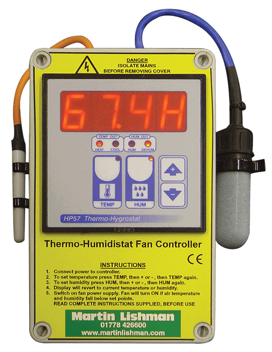 Thermo Humidistat Lüftersteuerung