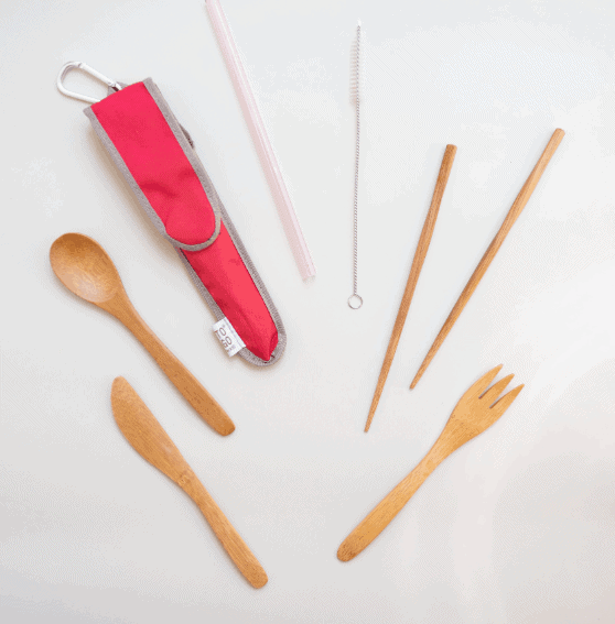 Reusable utensil kit