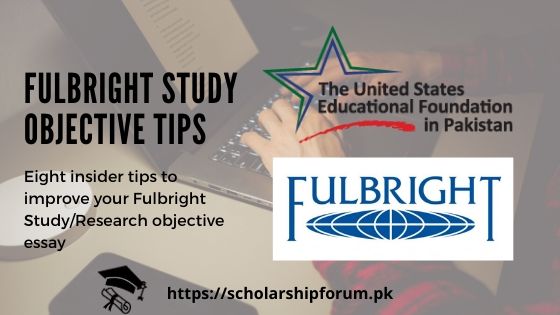 Fulbright Study objective tips