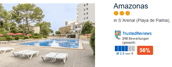 Amazonas am Ballermann 0 - Drei Sterne Hotel eine Woche + Halbpension unter 200,00.€ Amazonas am Ballermann 0 - Drei Sterne Hotel eine Woche + Halbpension unter 200,00.€