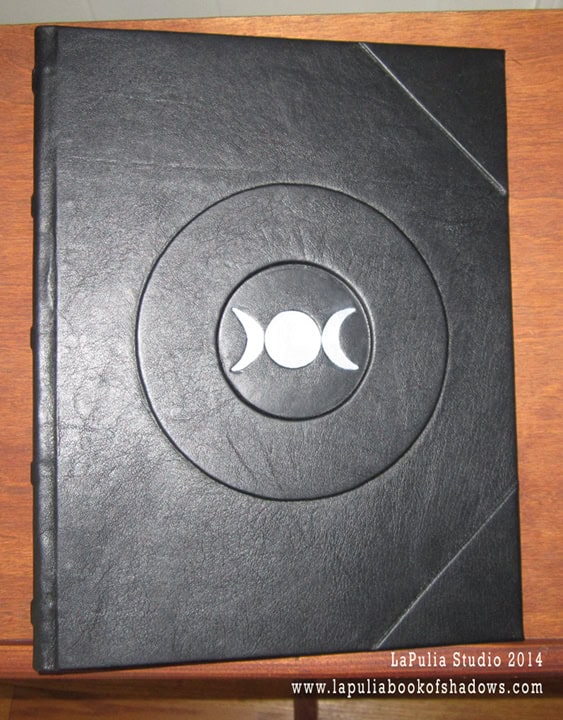 Silver Triple Moon Book of Shadows