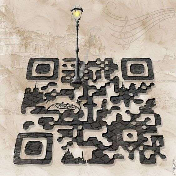 QR code plattegrond QR code plattegrond creatieve QR-codes