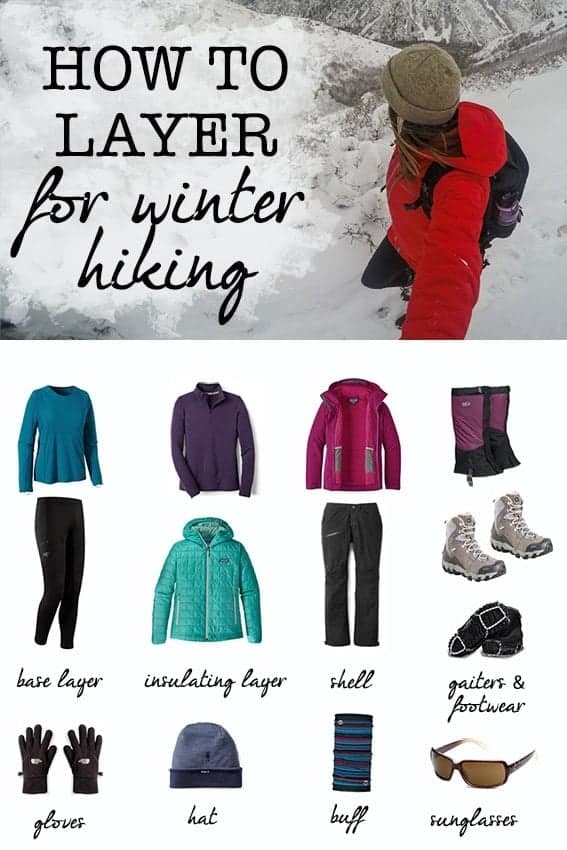 Interested in winter hiking? Learn what clothes to wear for cold weather hiking and how to layer appropriately for snow and chilly temps.