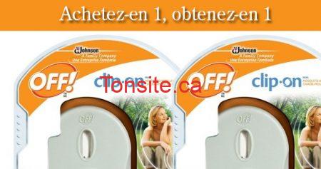 coupon-bogo-clip-on-off-570 Offre recharge gratuite Clip-on OFF