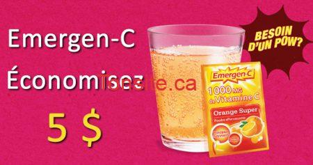 coupon-emergen-c-570 Économisez 5 $ à l’achat d’Emergen-C