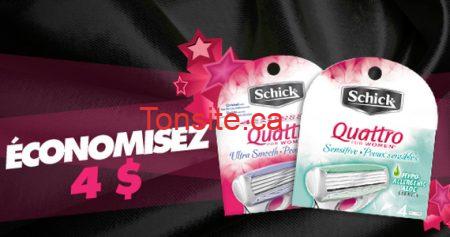 coupon-schick-quatro-570 Coupon du mois Schick Quatro femme!