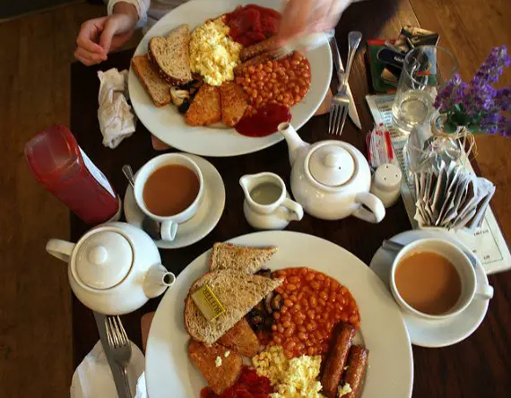 traditional full english breakfast