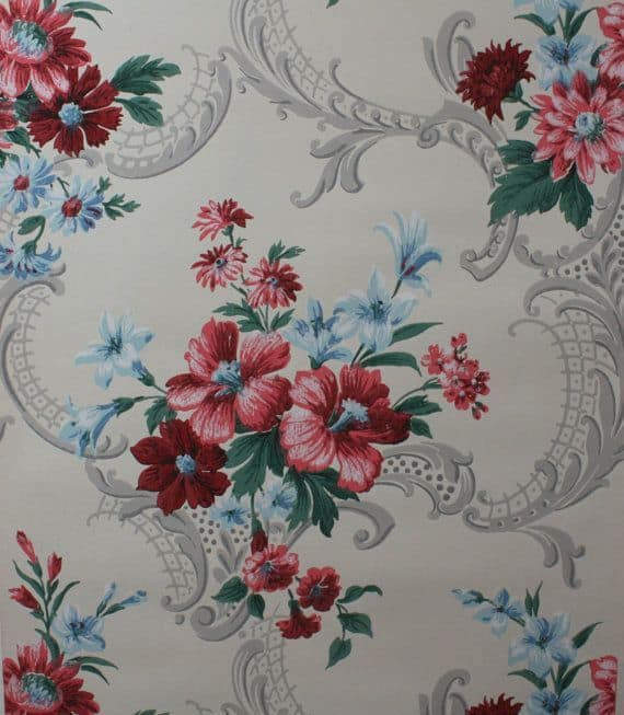 beautiful floral wallpaper design