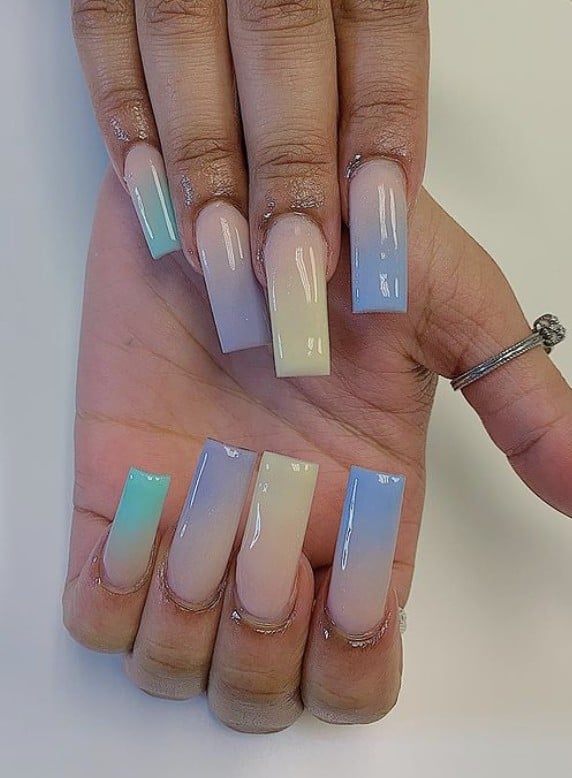 Summer Pastel nails