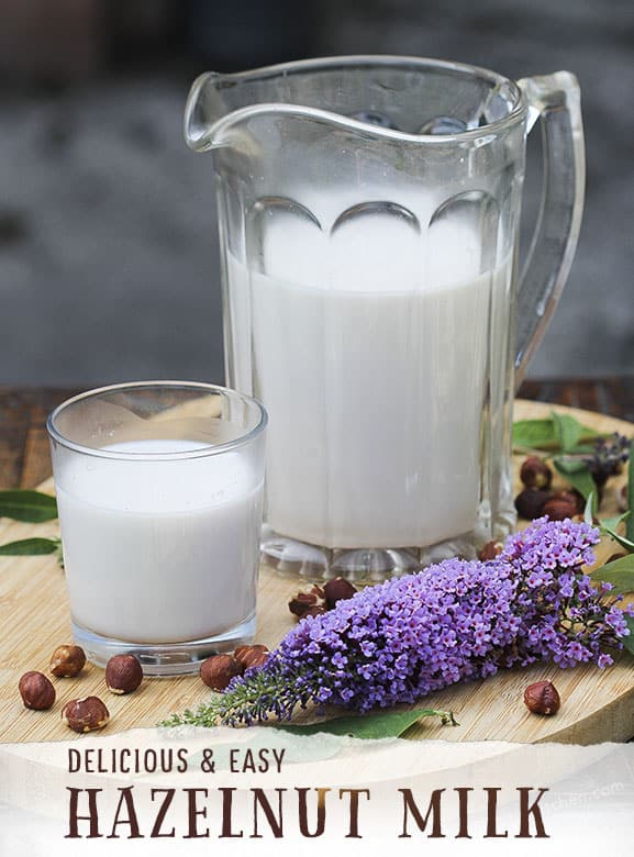 Easy Hazelnut Milk With A Nut Milk Bag Kind Earth 1 ½ cup = 10 oz = 283 grams hazelnuts (can sub with other nuts or seeds) 24 grams maple syrup 2 grams = 1. kind earth