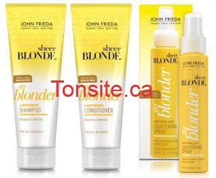 john-frieda-sheer-blonde Échantillons gratuits de produits John Frieda!