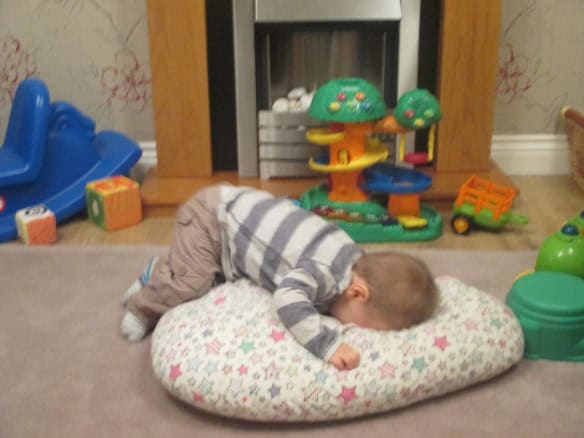 boy having strops- terrible two's