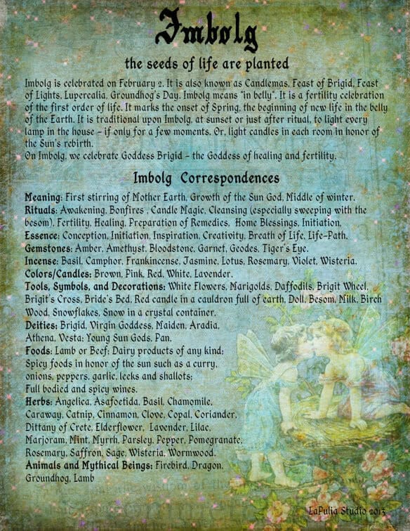 Imbolc Pagan Holiday