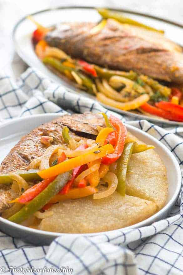 Jamaican steamed fish That Girl Cooks Healthy