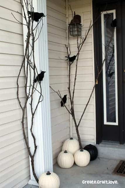 Raven Halloween Porch decoration ideas