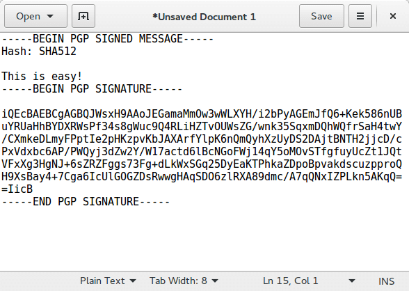 a pgp signature