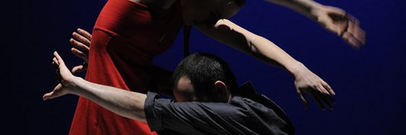 Lucie Augeai and David Gernez in Nœuds at Dance Roads