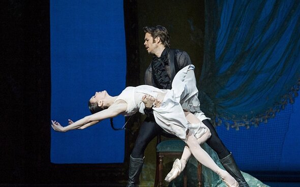 Natalia Osipova and Matthew Golding in John Cranko's Onegin (photo: Alastair Muir)