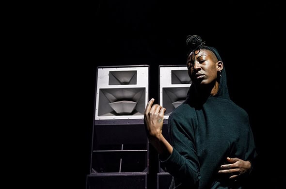Jamila Johnson-Small in i ride in colour, no longer anywhere (photo: