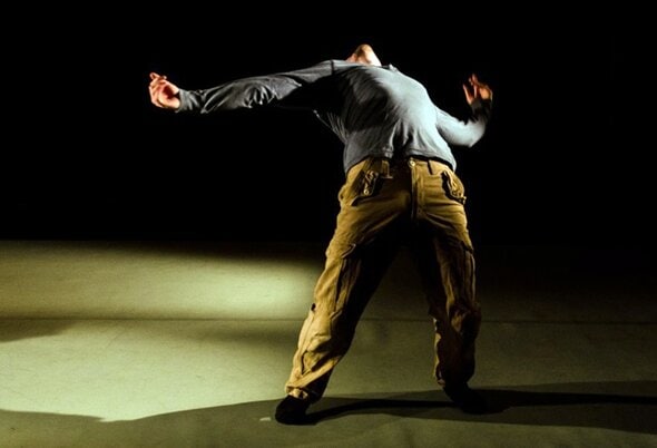 John Ross in Man Down. Photo: Chantal Guevara