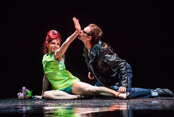 Natalia Osipova and Sergei Polunin in Arthur Pita's Run Mary Run (photo: Tristram Kenton)