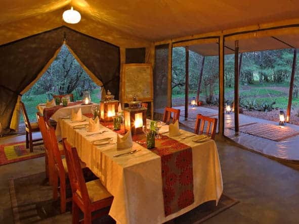 Encounter Mara Dining Area