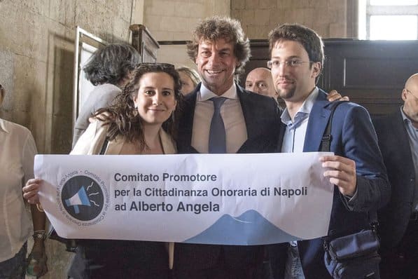 Comitato Promotore per la cittadinanza onoraria di Napoli ad Alberto Angela - Photo credit Fabiana Privitera