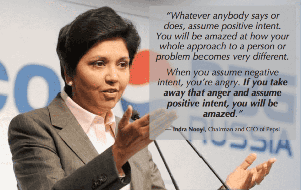 The Hardest Skill of All for Managers to Learn and Build 5 self awareness includes giving yourself, and others, the benefit of the doubt like Indra Nooyi does