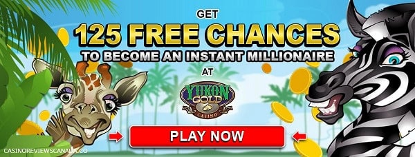 Yukon Gold 125 Free Spins Yukon Gold 125 Free Spins