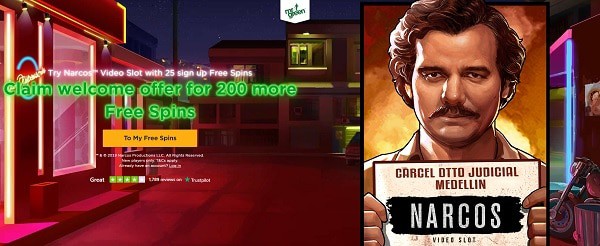 50 Free Spins No Deposit Narcos