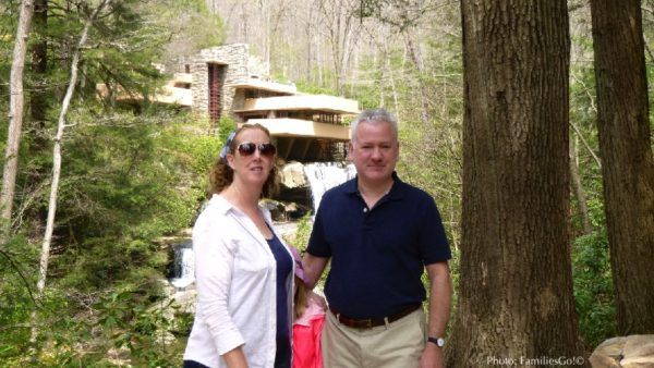 Our family at falling water