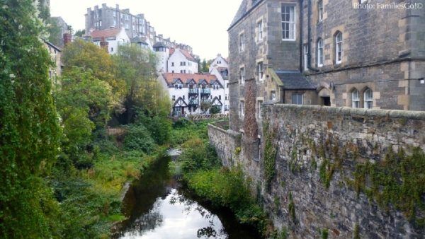 The bucolic waters of leith in edinburgh