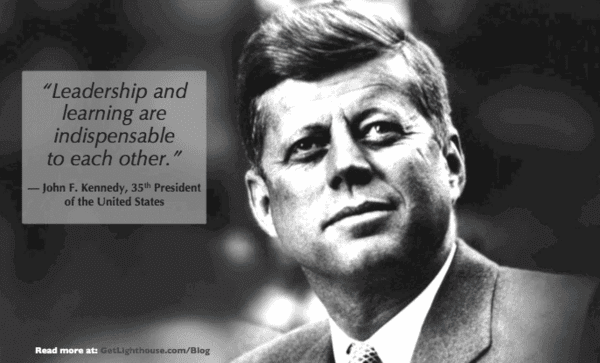 Leadership Lessons for Managers from Kate Matsudaira 2 JFK and Kate Matsudaira agree, learning is a key part of leadership
