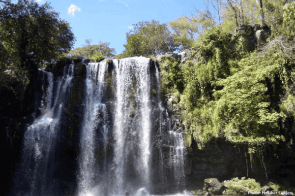 Waterfalls are part of the outdoor fun in costa rica
