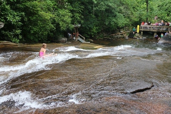 pisgah, brevard, transylvania county, waterfalls brevard, slippery rock, slippery rock north carolina