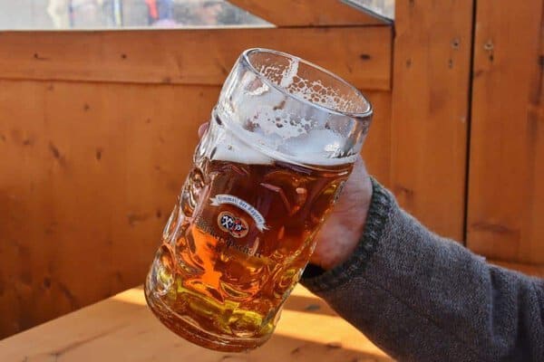 beer mugs make fun but heavy vacation souvenirs.