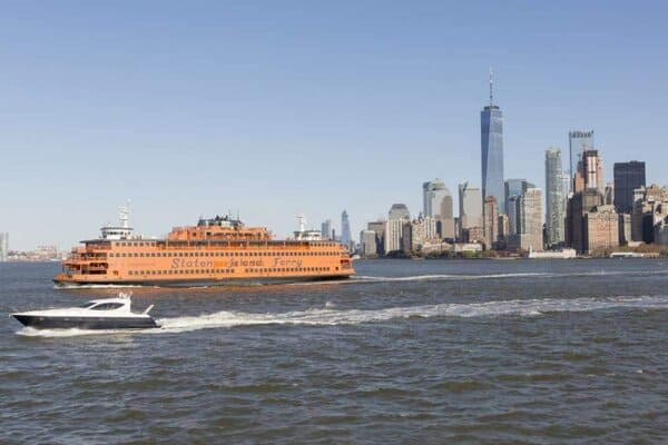 The staten island ferry is a cheap and kid-friendly way to get gorgeous views of new york harbor, the statue of liberty and the skyline.