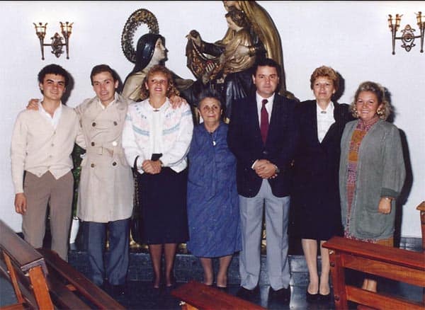 Familia de caseros del Convento Carmelitas descalzas
