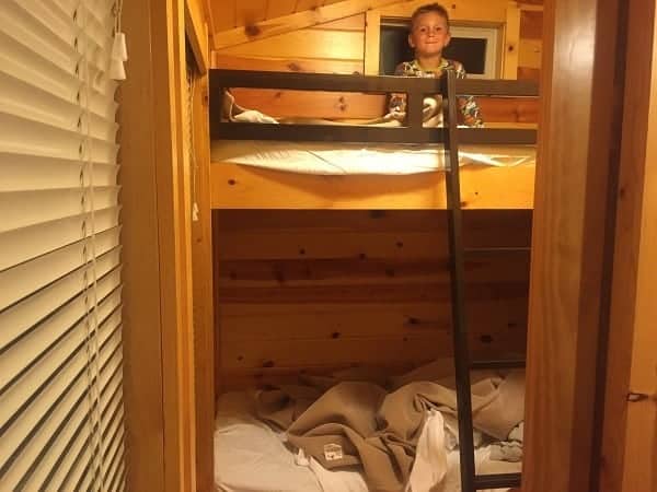 koa deluxe cabins, hate camping, koa with kids, camping with kids
