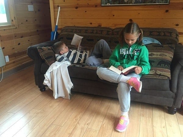 koa deluxe cabins, hate camping, koa with kids, camping with kids