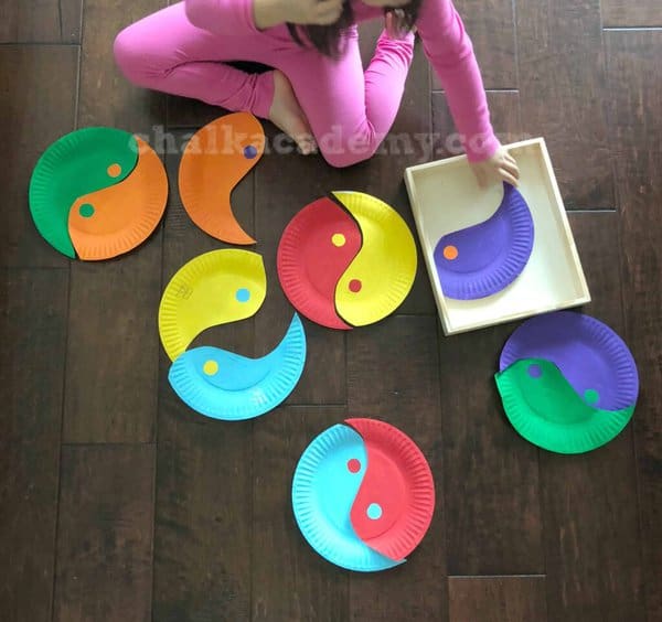 Yin Yang Paper Plate Puzzle CHALK ACADEMY Yin Yang Paper Plate Puzzle CHALK ACADEMY