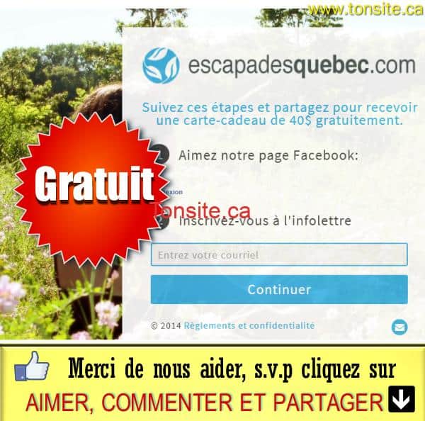 Gratuit: Obtenez une carte-cadeau de 40$ gratuitement! escapades.png - Gratuit: Obtenez une carte-cadeau de 40$ gratuitement!